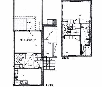 Right of occupancy apartment Riihimäki  3 rooms