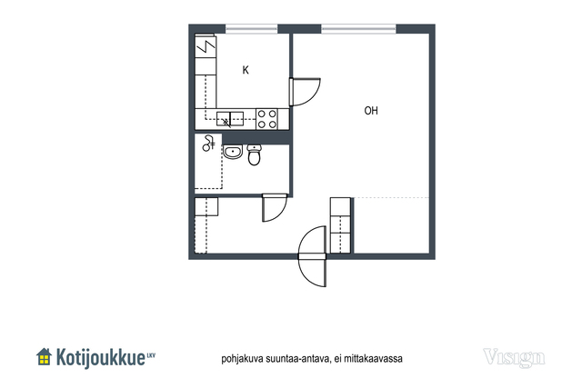 Vuokra-asunto Hämeenlinna Voutila Yksiö