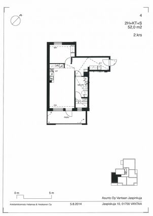 Right of occupancy apartment Vantaa Kivistö 2 rooms