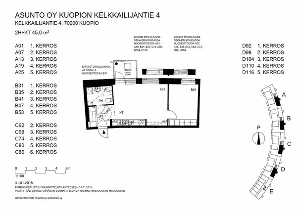 Vuokra-asunto Kuopio Puijonlaakso Kaksio