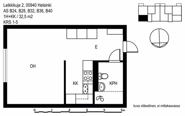 Vuokra-asunto Helsinki Kontula Yksiö