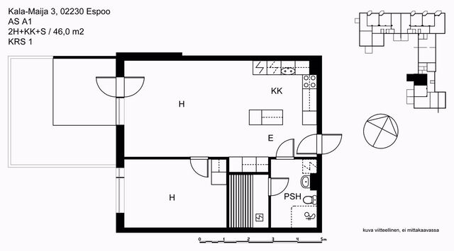 Rental Espoo Matinkylä 2 rooms