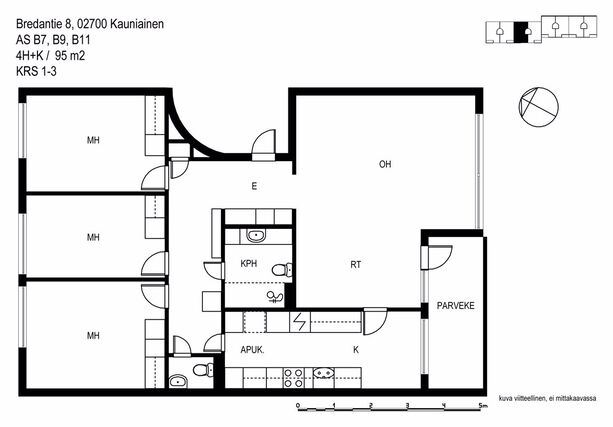 Rental Kauniainen  4 rooms