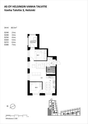 Rental Helsinki Kalasatama 3 rooms