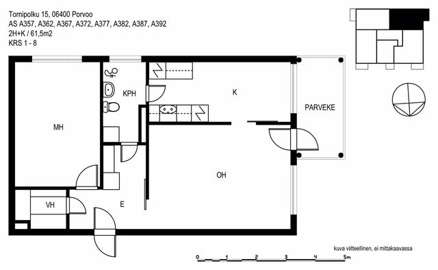 Rental Porvoo Gammelbacka 2 rooms