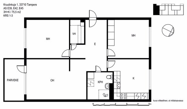 Rental Tampere Lukonmäki 3 rooms