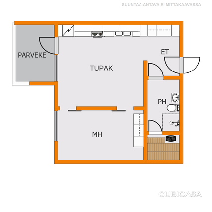 Rental Oulu Toppila 2 rooms