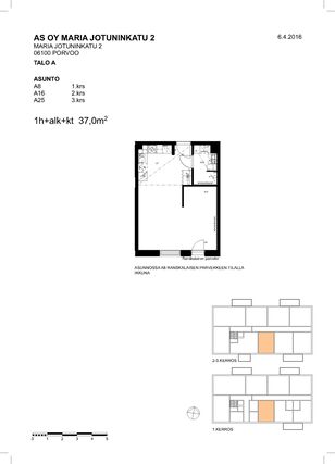 Right of occupancy apartment Porvoo Hornhattula 1 room