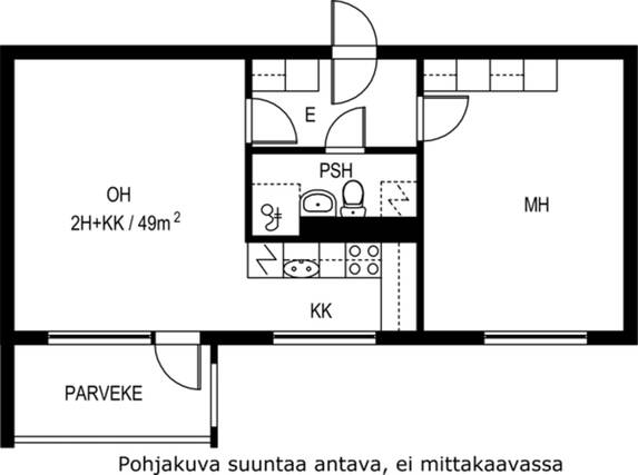 Vuokra-asunto Vantaa Tikkurila Kaksio