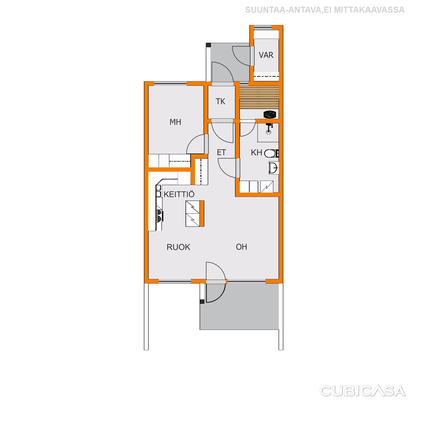 Rental Kuopio Pirtti 2 rooms