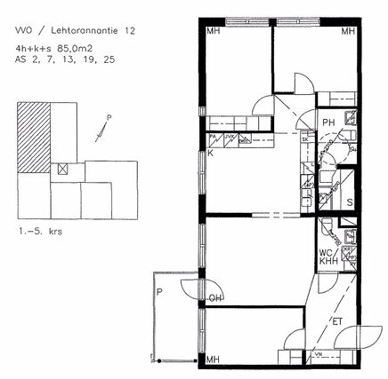 Vuokra-asunto Jyväskylä Ainola 4 huonetta