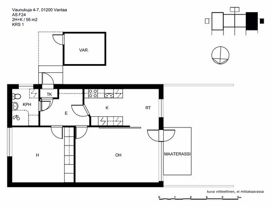 Rental Vantaa Hakunila 2 rooms