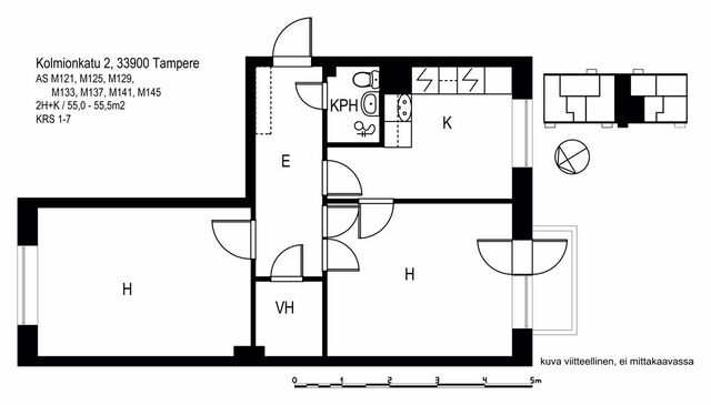 Rental Tampere Hatanpää 2 rooms
