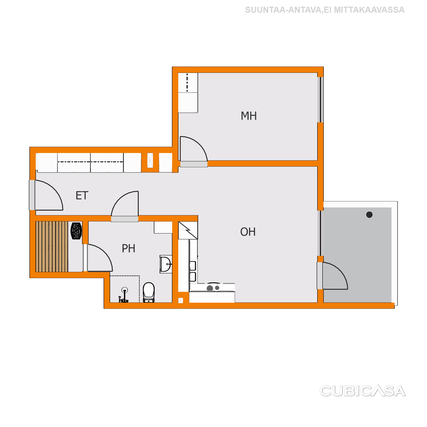 Rental Oulu Kaakkuri 2 rooms