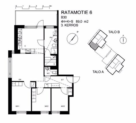 Vuokra-asunto Espoo  4 huonetta