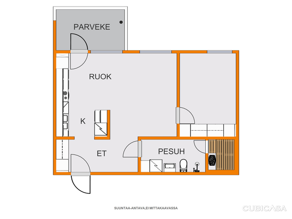 Rental Jyväskylä Rasinrinne 2 rooms