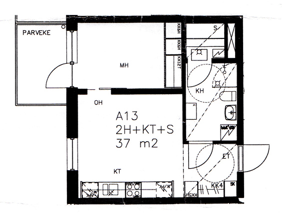 Rental Joensuu Keskusta 2 rooms