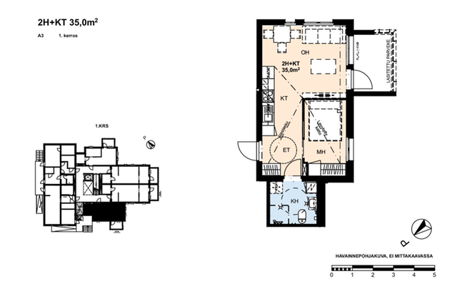 Rental Vaasa Melaniemi 2 rooms