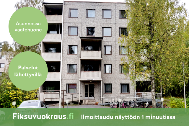 Vuokra-asunto Mänttä-Vilppula Kukkarokivi 3 huonetta