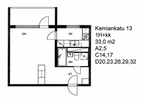 Rental Tampere Hervanta 1 room