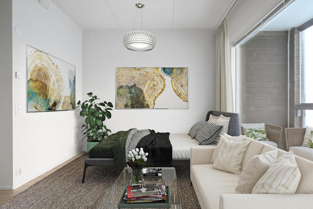 Vuokra-asunto Espoo Leppävaara Yksiö