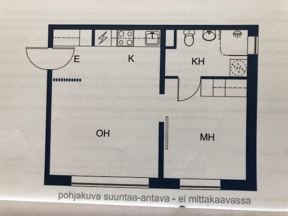 Vuokra-asunto Vaasa Palosaari Kaksio