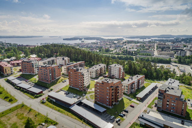 Vuokra-asunto Kuopio Linnanpelto 3 huonetta Julkisivu, pääkuva
