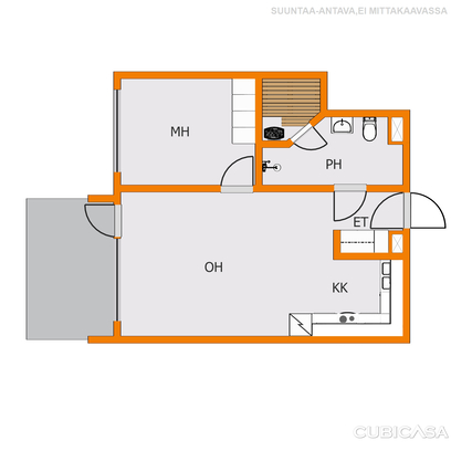 Rental Oulu Vanhatulli 2 rooms