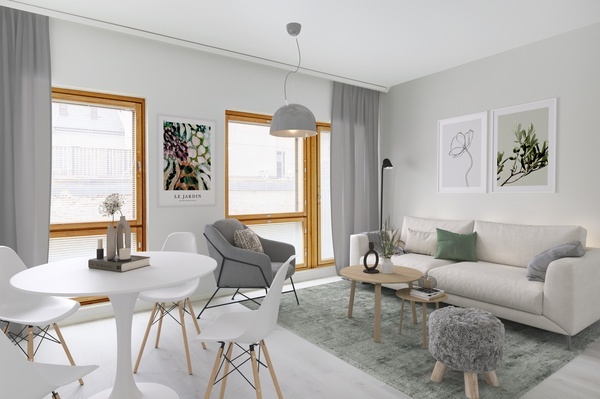 Vuokra-asunto Helsinki Kruununhaka Kaksio D 55  Liisankatu 14 D 55