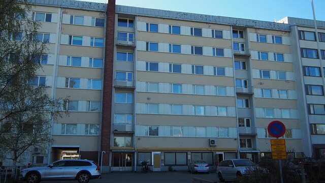 Vuokra-asunto Oulu Tuira Yksiö Asunto sijaitsee rauhallisella sisäpihan puolella