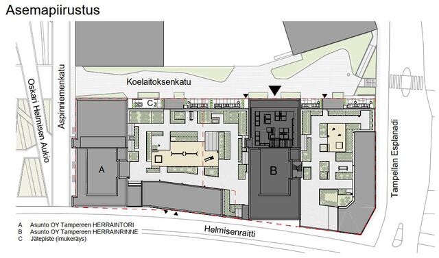 Vuokra-asunto Tampere Ranta-Tampella Yksiö Julkisivu