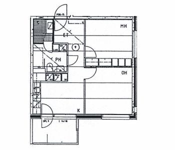 Right of occupancy apartment Hämeenlinna Myllymäki 2 rooms