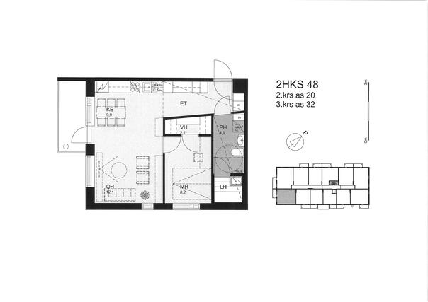 Rental Liperi Ylämylly 2 rooms