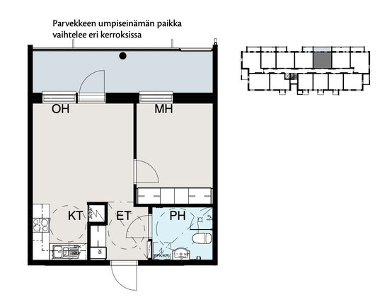 Vuokra-asunto Tampere Peltolammi Kaksio