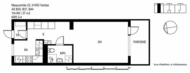 Rental Vantaa Korso 1 room