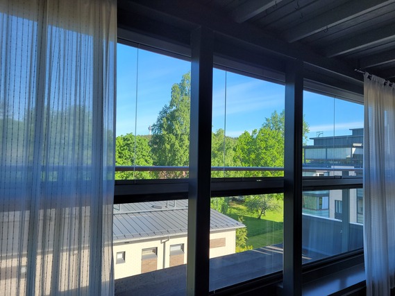Vuokra-asunto Kuopio Linnanpelto 3 huonetta Terassi kaupungin suuntaan