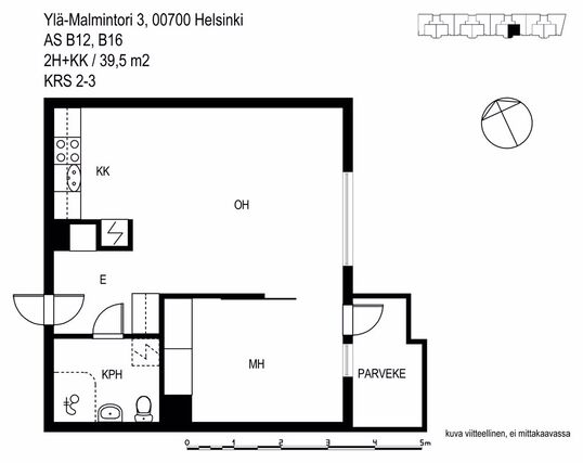 Rental Helsinki Malmi 2 rooms