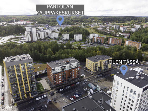 Vuokra-asunto Tampere Härmälänranta Yksiö