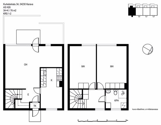 Rental Kerava Kaleva 3 rooms