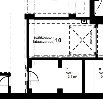 Storage space Kuopio Keskusta  Varasto 12.5m2