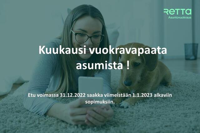 Vuokra-asunto Turku Pääskyvuori Yksiö