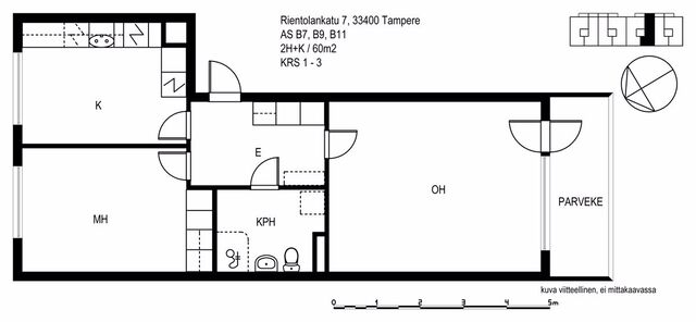 Rental Tampere Lielahti 2 rooms