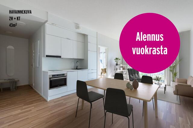 Vuokra-asunto Turku Herttuankulma Kaksio Kampanja