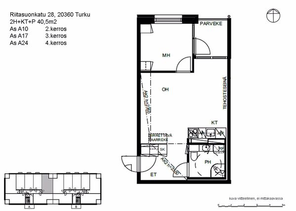 Rental Turku Runosmäki 2 rooms