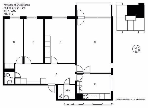 Rental Kerava Ahjo 4 rooms