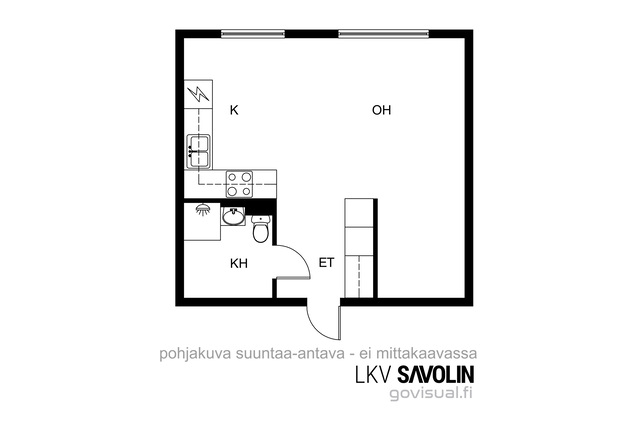 Vuokra-asunto Jyväskylä Laajavuori Yksiö