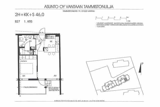 Rental Vantaa Tammisto 2 rooms