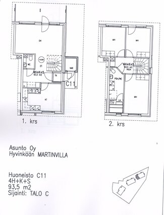 Vuokra-asunto Hyvinkää Martti 4 huonetta