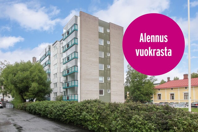 Vuokrataan kerrostalo Kaksio - Rauma Keskusta Nortamonkatu 26 A