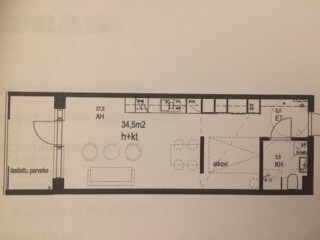 Rental Turku Kakolanmäki 1 room As Oy Turun Korkeavuori